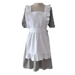SKAP095 Design French Maid Apron Custom Lace Baking Nail Shop Flower Shop Cross Shoulder Strap Apron Apron Center  victorian pinafore SKAP095 Design French Maid Apron Custom Lace Baking Nail Shop Flower Shop Cross Shoulder Strap Apron Apron Center  victorian pinafore